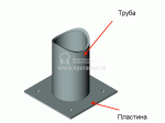 Pipe support TR type